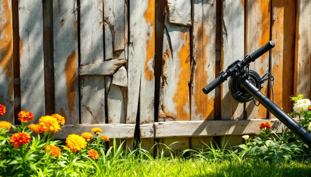 ein e-scooter-fahrer erzählt, warum er seinem nachbarn erklären muss, wie der gartenzaun beschädigt wurde. eine spannende geschichte über missverständnisse und verantwortung.