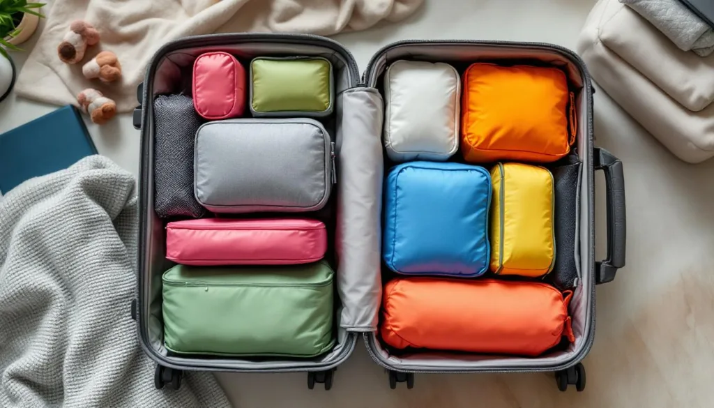 ein reiseexperte erklärt, wie kompressionswürfel dein handgepäck optimal organisieren und platz sparen, damit du stressfrei unterwegs bist.