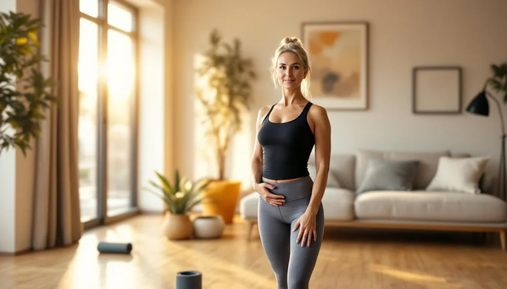 trainieren sie ihre bauchmuskeln effektiv in nur 10 minuten im stehen – ganz ohne matte. stärken sie ihren core einfach und schnell mit diesem praktischen workout.