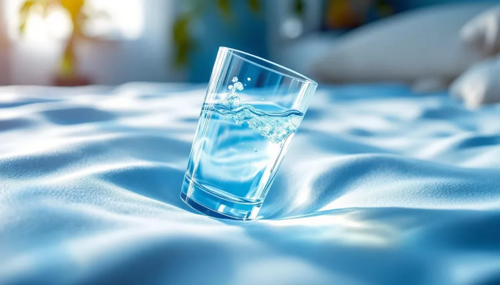 erfahren sie, warum ein glas wasser neben dem wasserbett ein risiko darstellt und wie sie mögliche gefahren vermeiden können, um ihre sicherheit und das bett zu schützen.